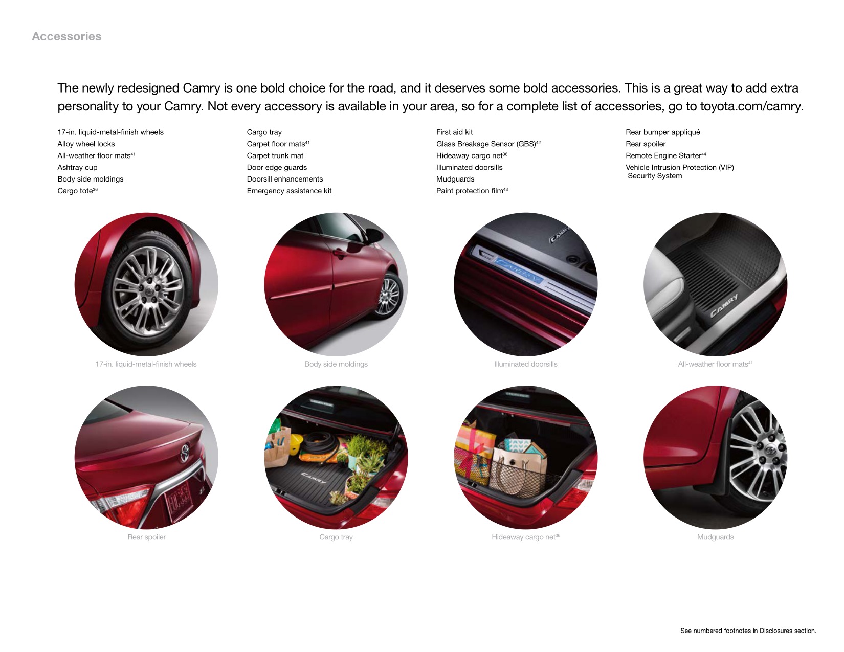 2015 Toyota Camry Brochure Page 15